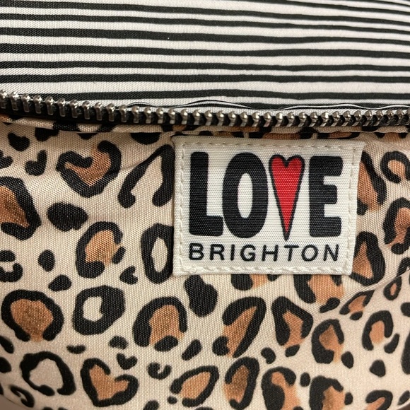 NWT Brighton Leopard Print Hidden Hearts Great Size Stylish Waist Belt - Picture 7 of 12